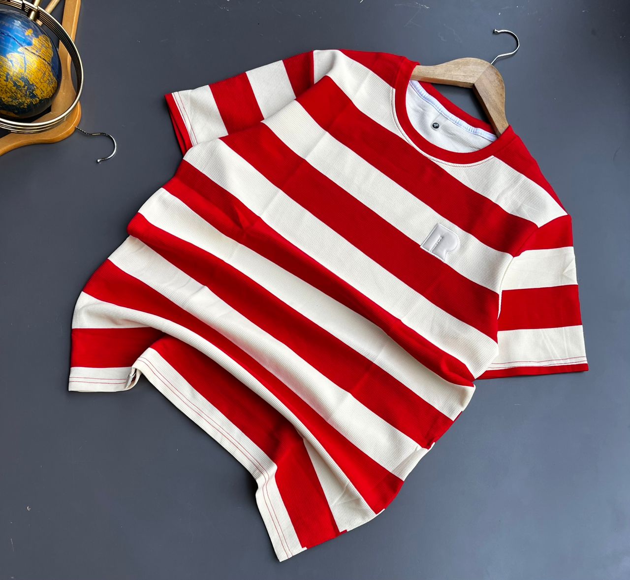Red and White Striped T-Shirt
