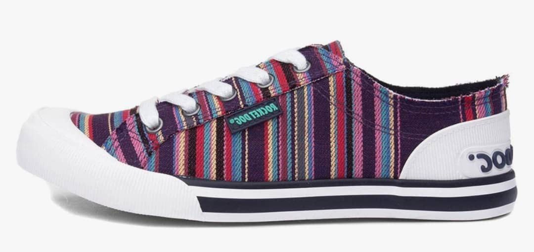 Striped Canvas Sneaker