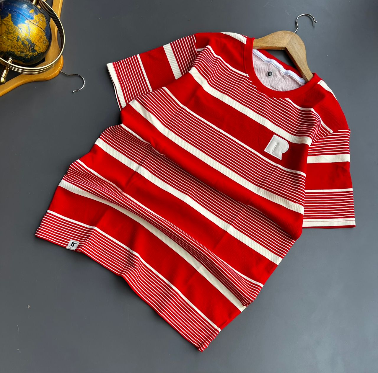 Red and White Striped T-Shirt