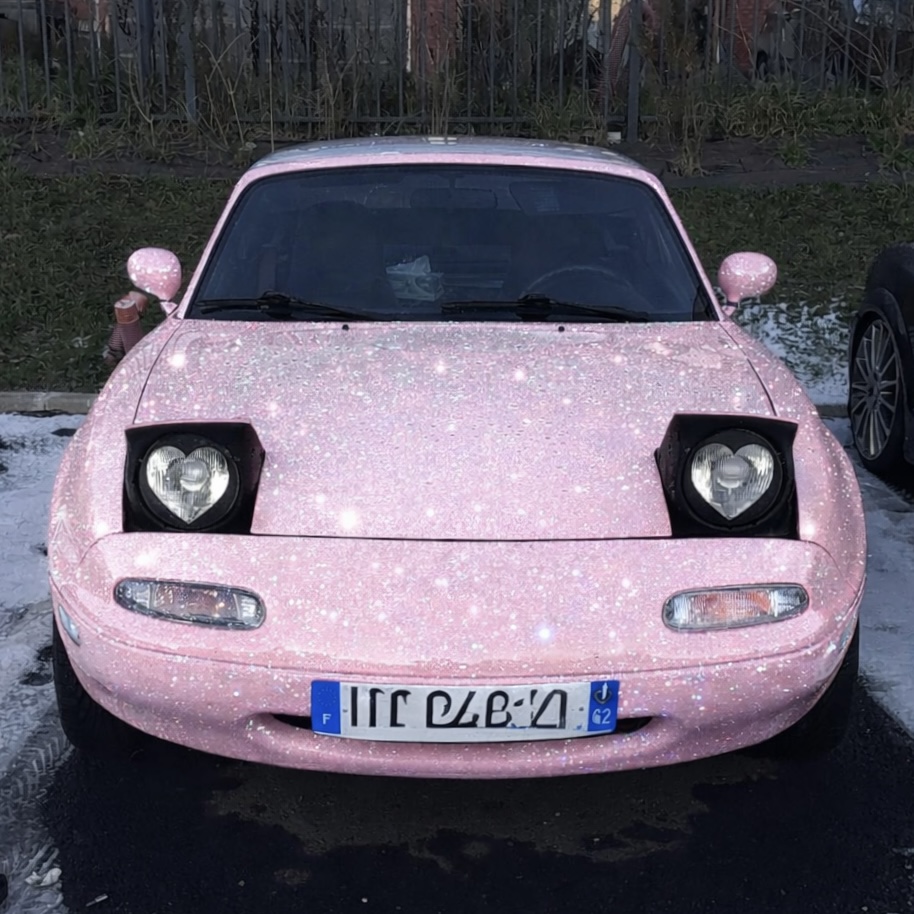 Cache phares coeur pour MX-5 NA