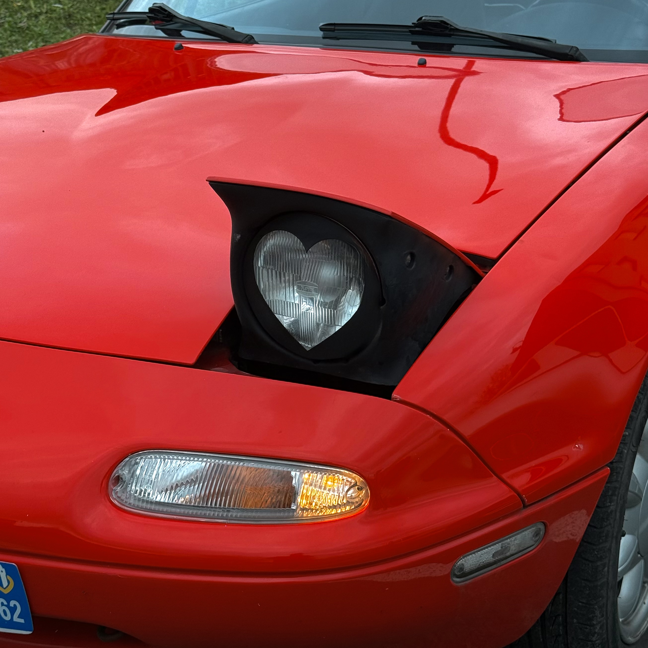 Cache phares coeur pour MX-5 NA