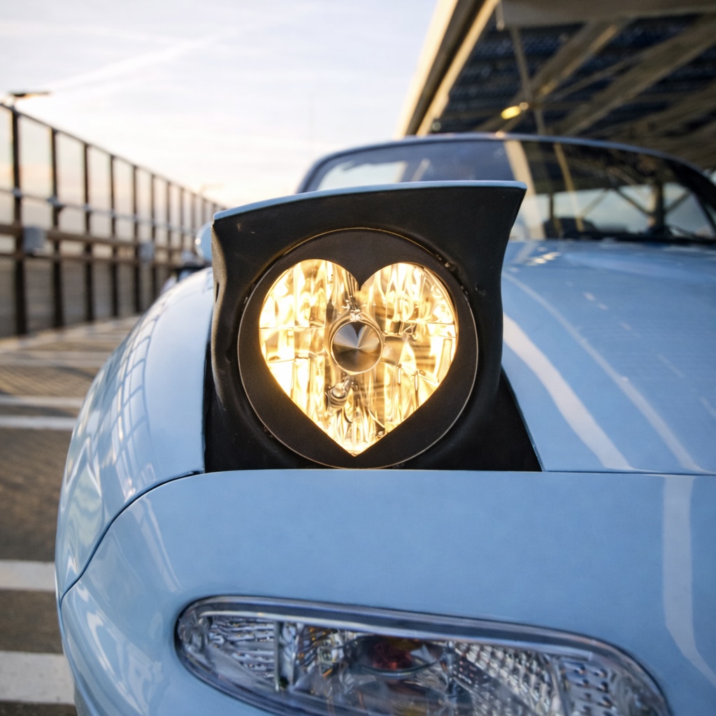 Cache phares coeur pour MX-5 NA