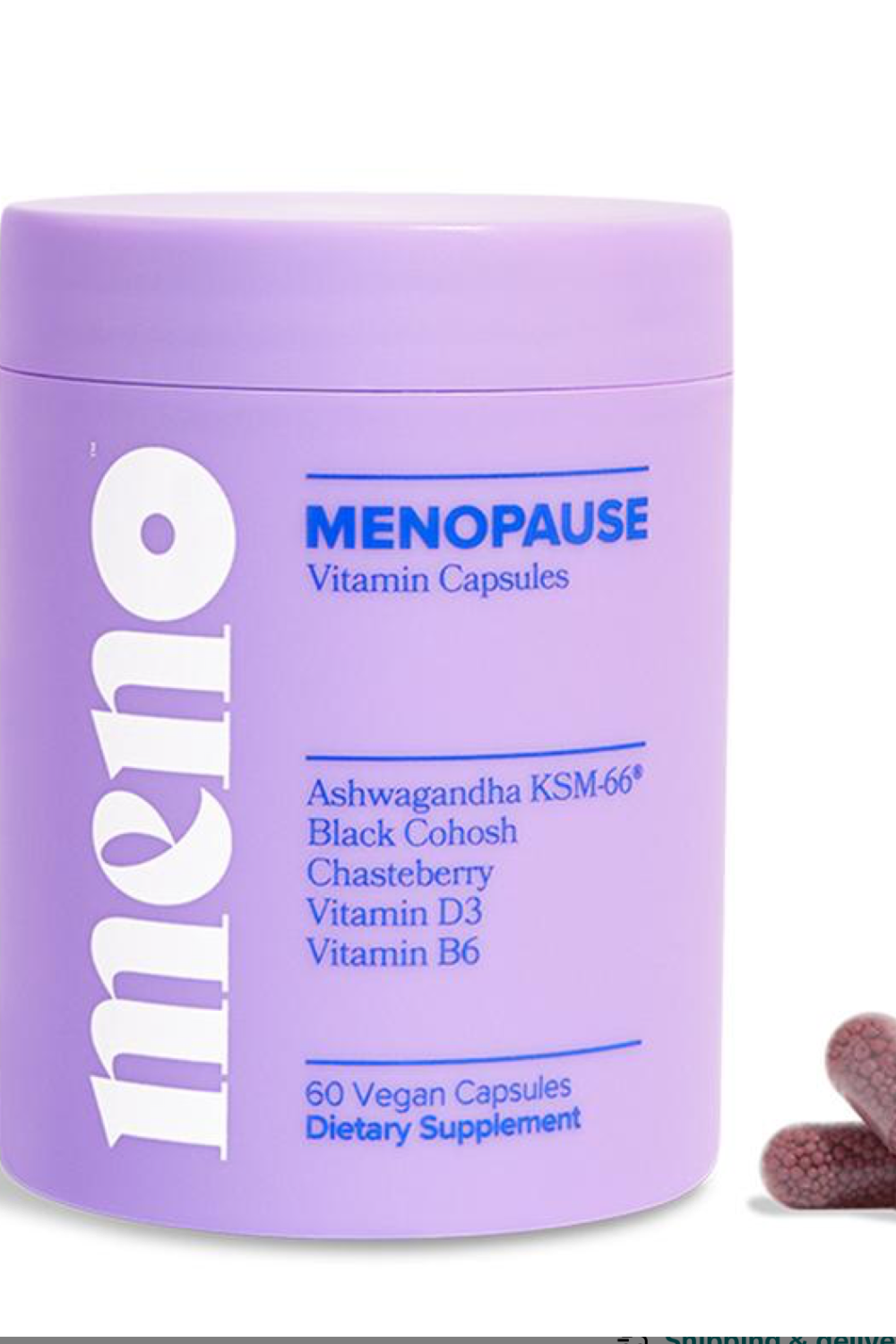 Menopause Vitamin Capsules
