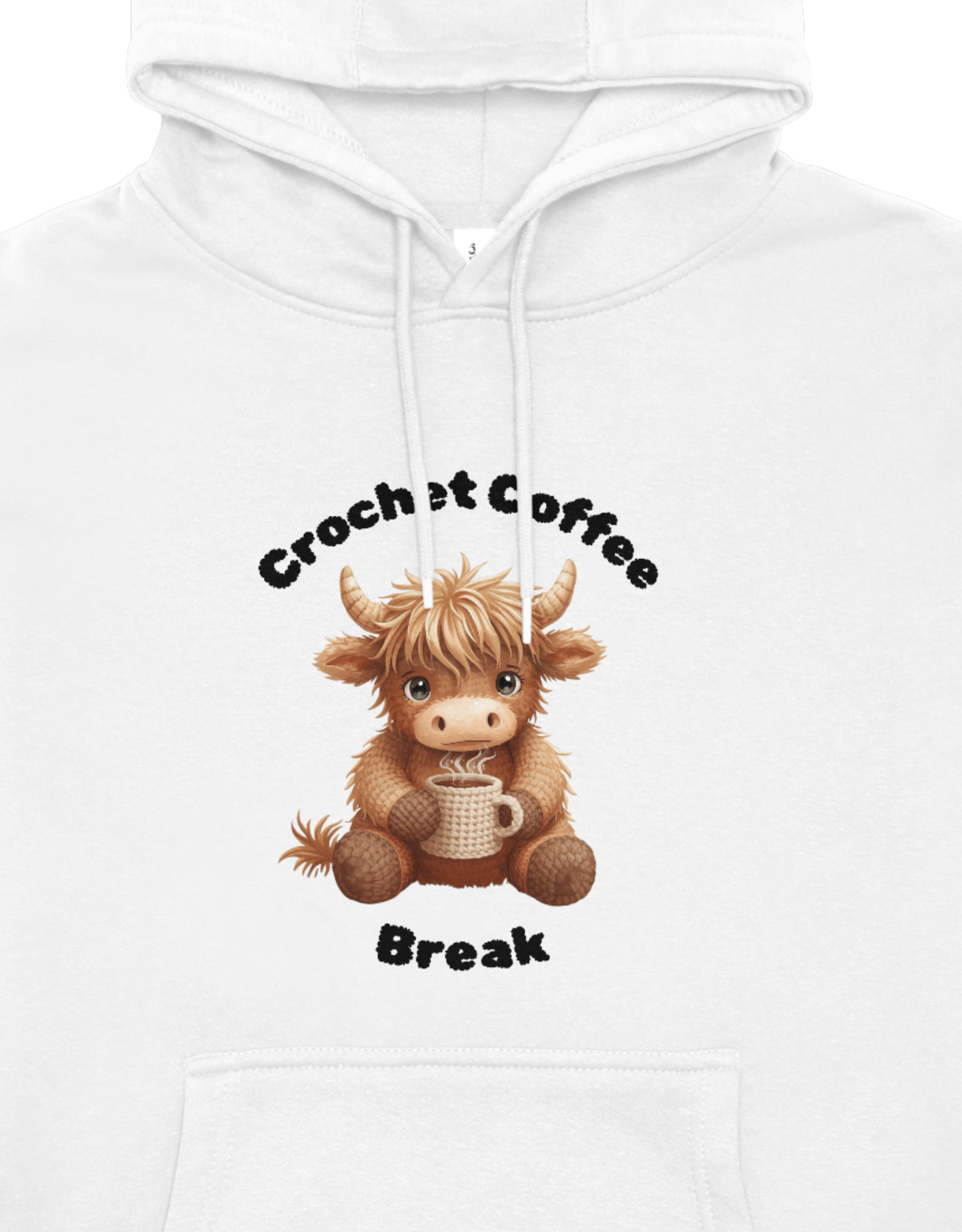 Crochet Coffee Break Hoodie