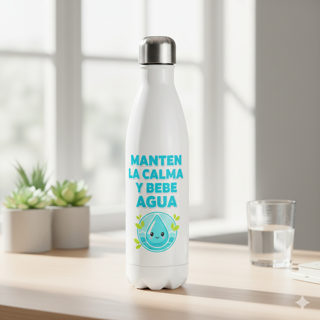 Botella de Agua Blanca 17 Onzas