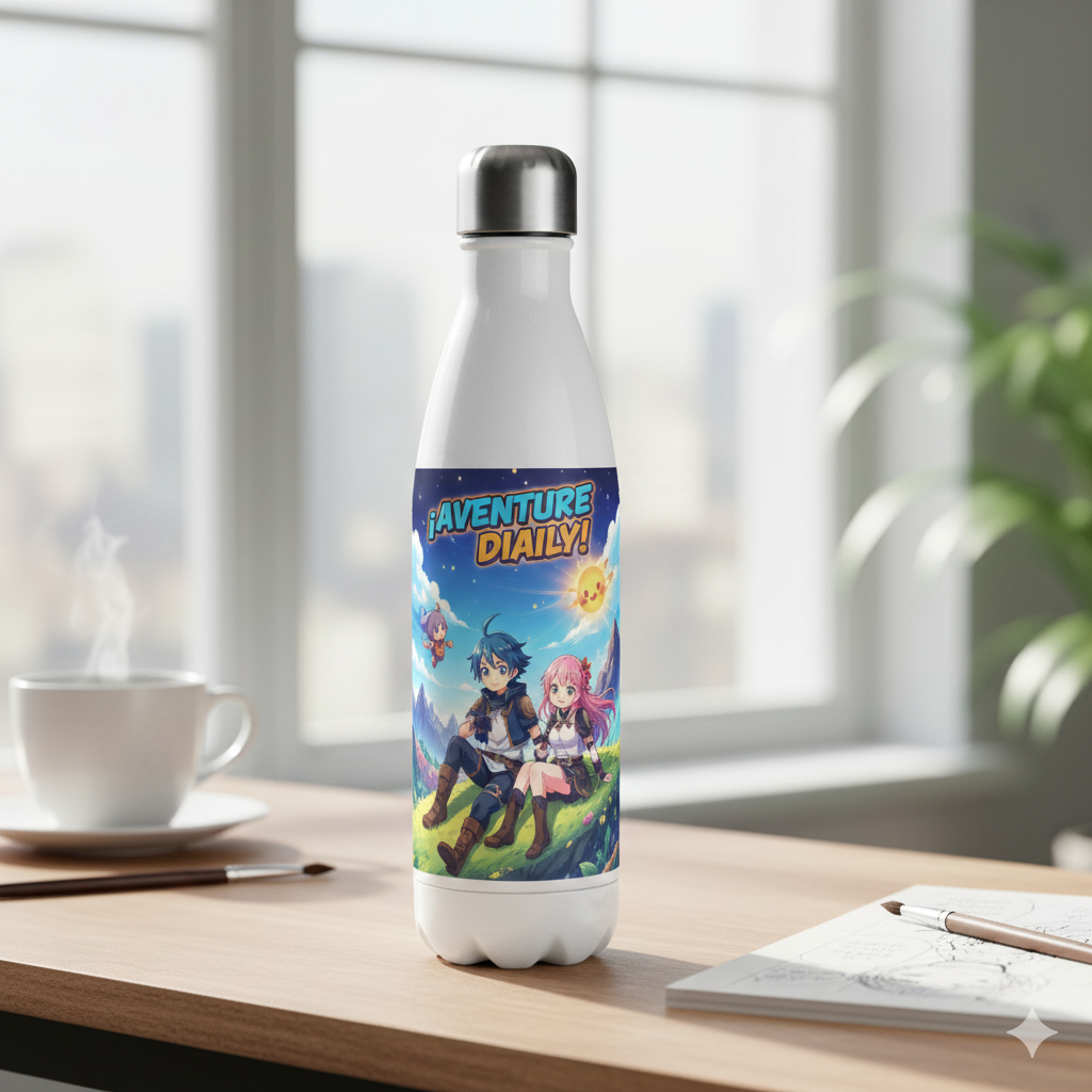 Botella de Agua Blanca 17 Onzas