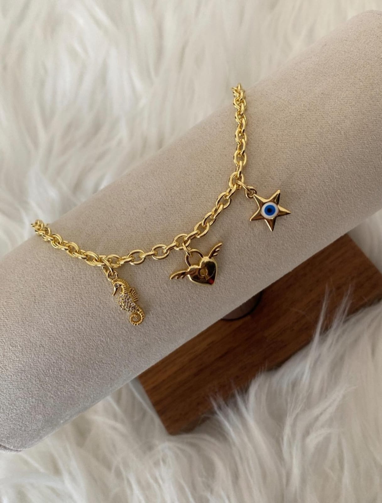 Cadena Multi Dijes 3 - Love and more 