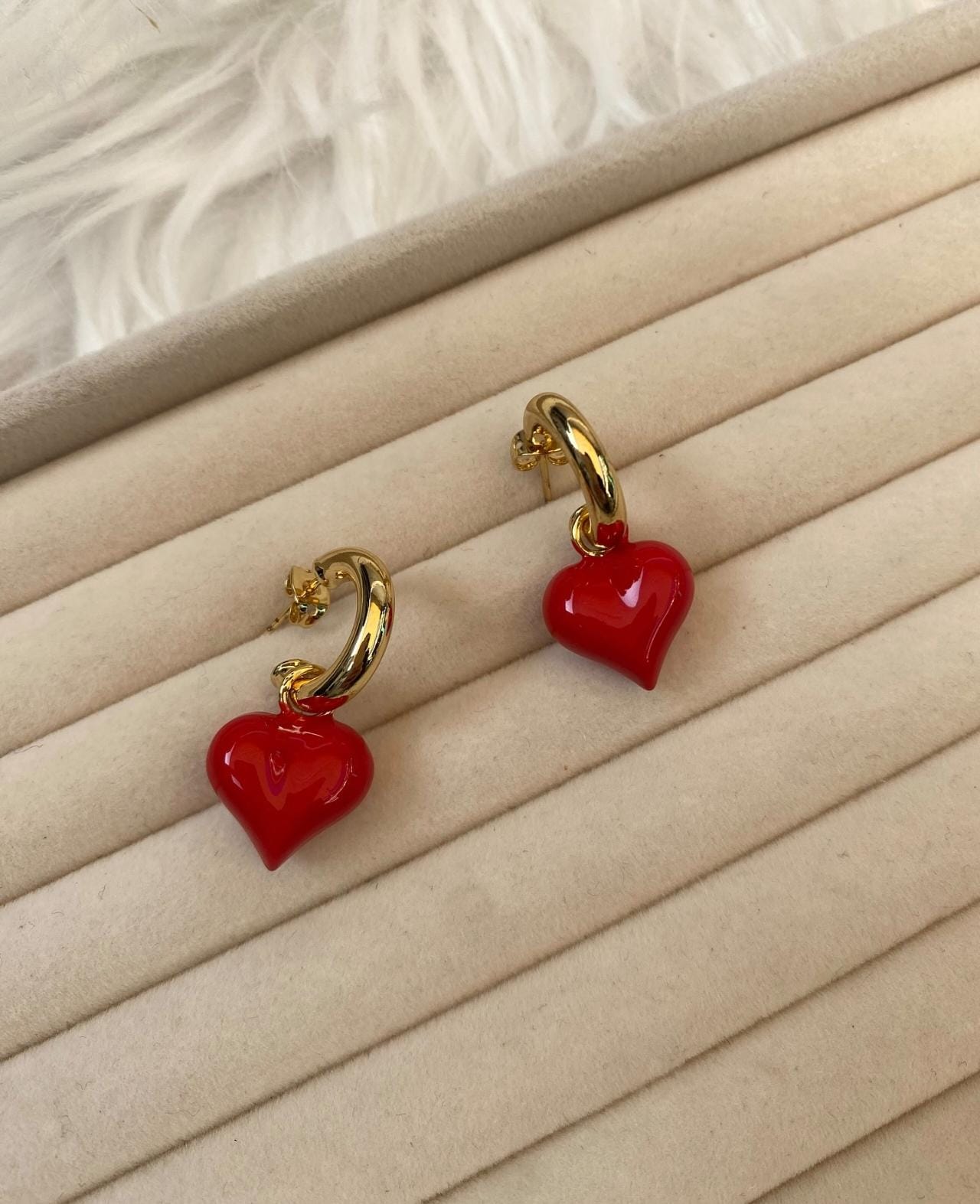 Argollas Red colgantes 2 en 1