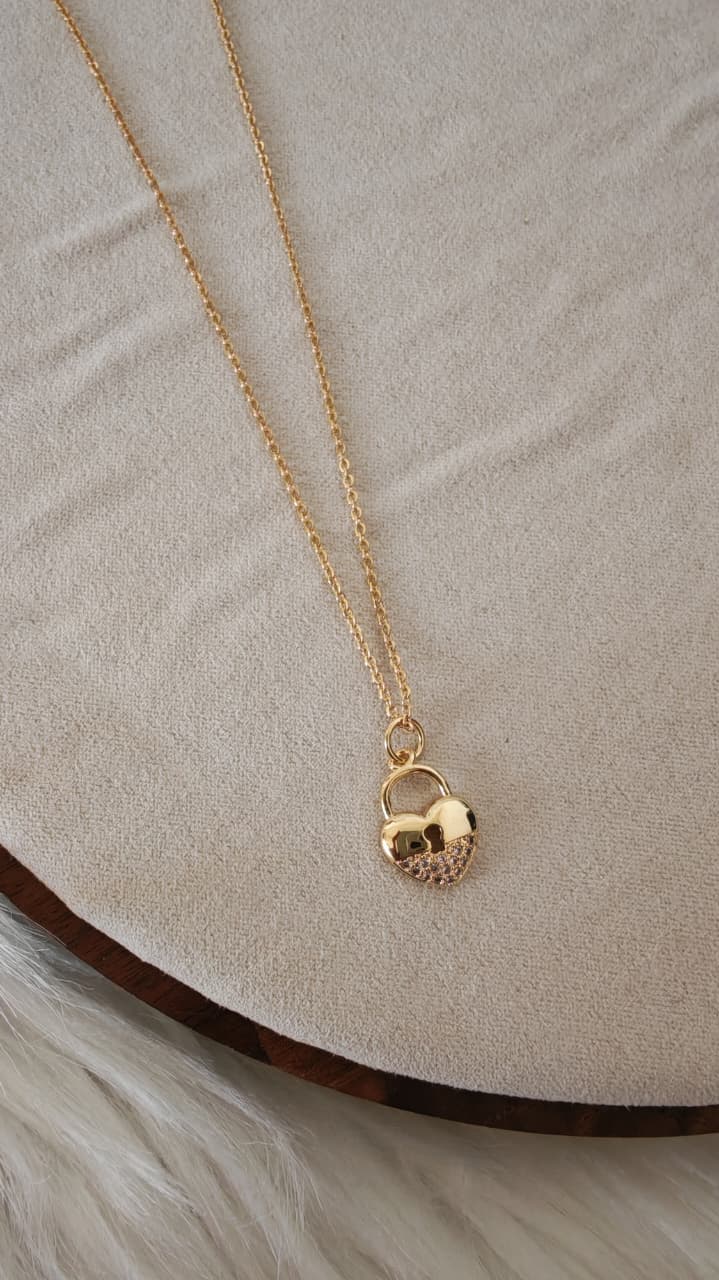 Cadena Candado Heart