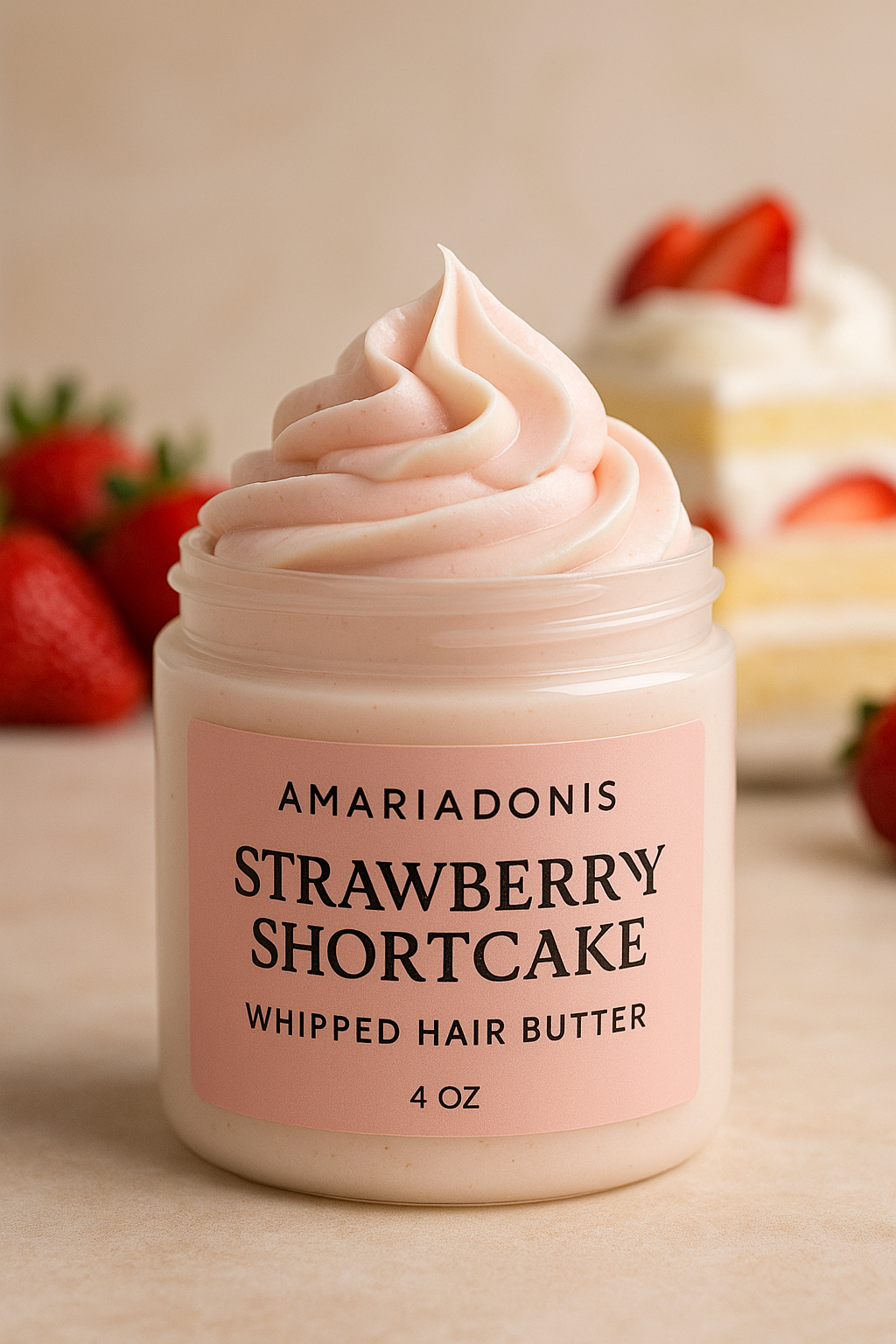 Strawberry Shortcake Whipped Hair Butter