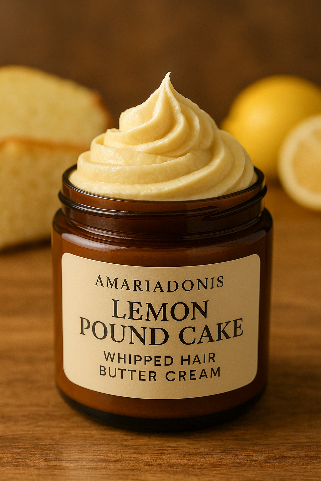 Lemon Pound Cake Whipped Hair Butter Cream