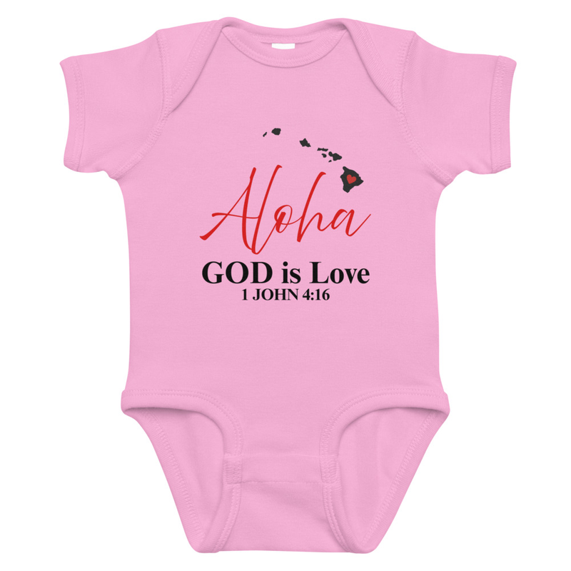 Aloha God is Love Onesie