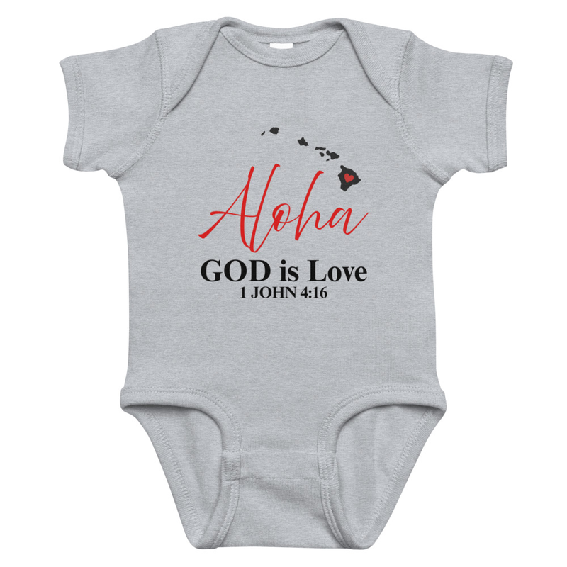 Aloha God is Love Onesie