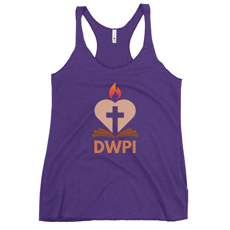 DWPI Logo Women's Racerback Tank Top