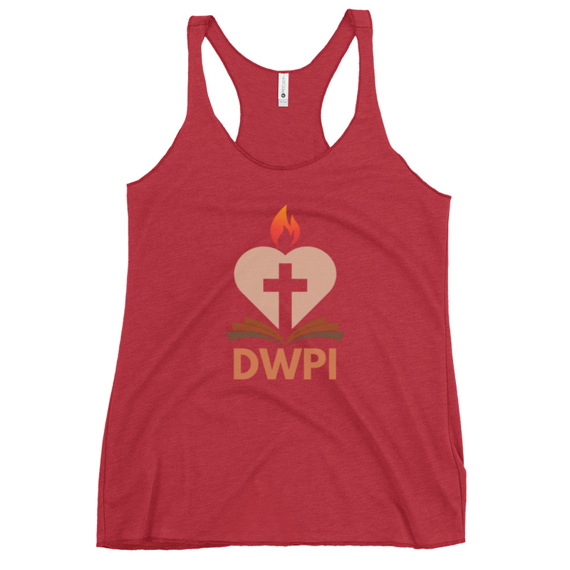 DWPI Logo Women's Racerback Tank Top