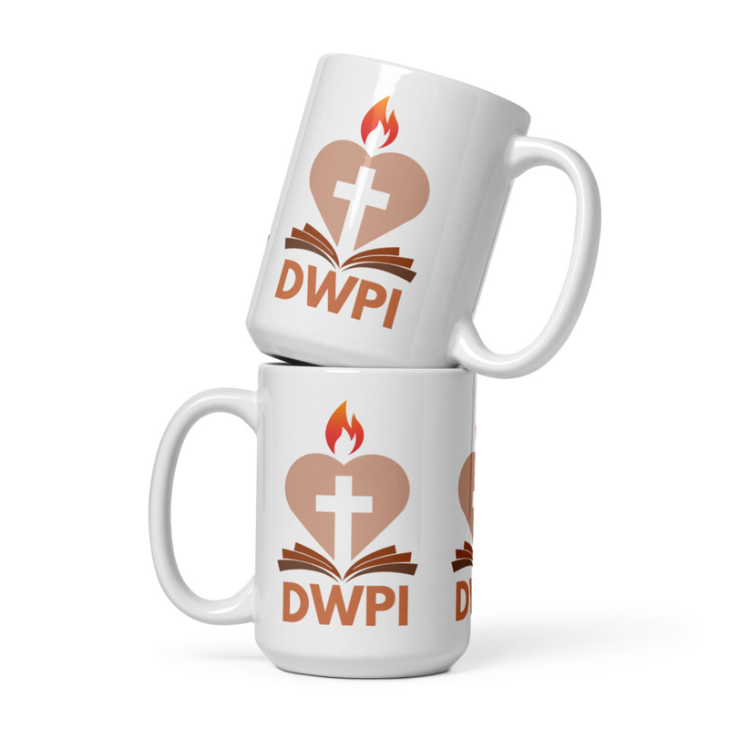 DWPI Logo Wraparound White Mug