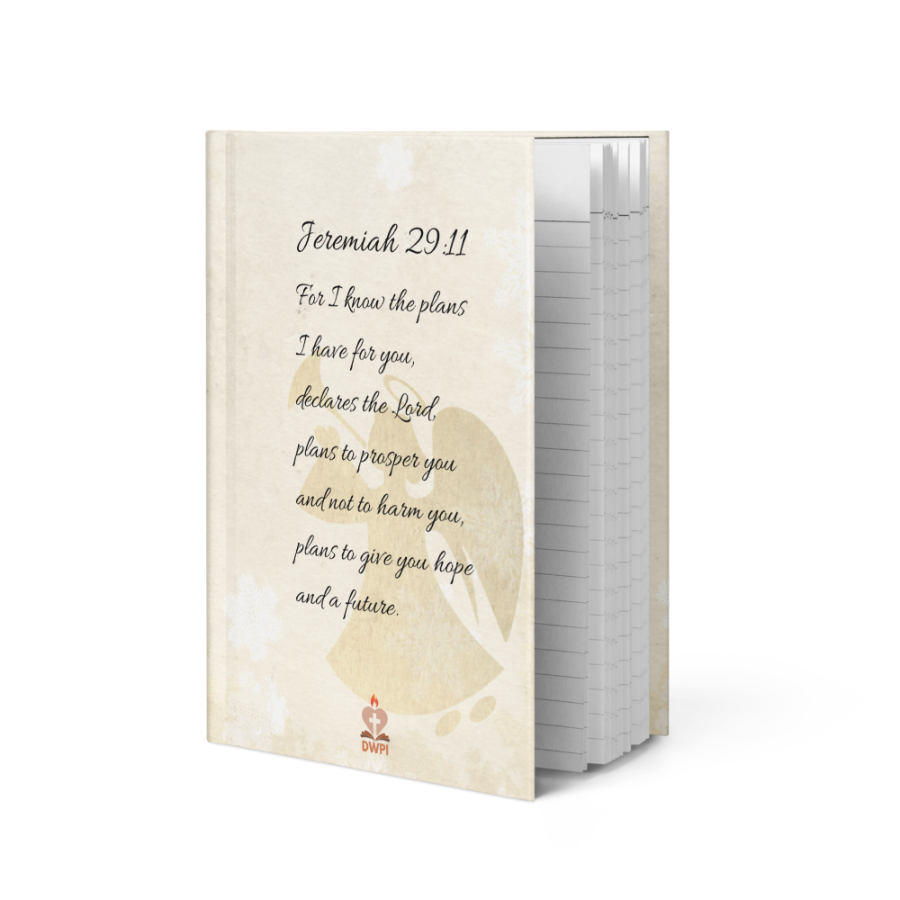 Angel Jeremiah 29:11 Hardcover Journal