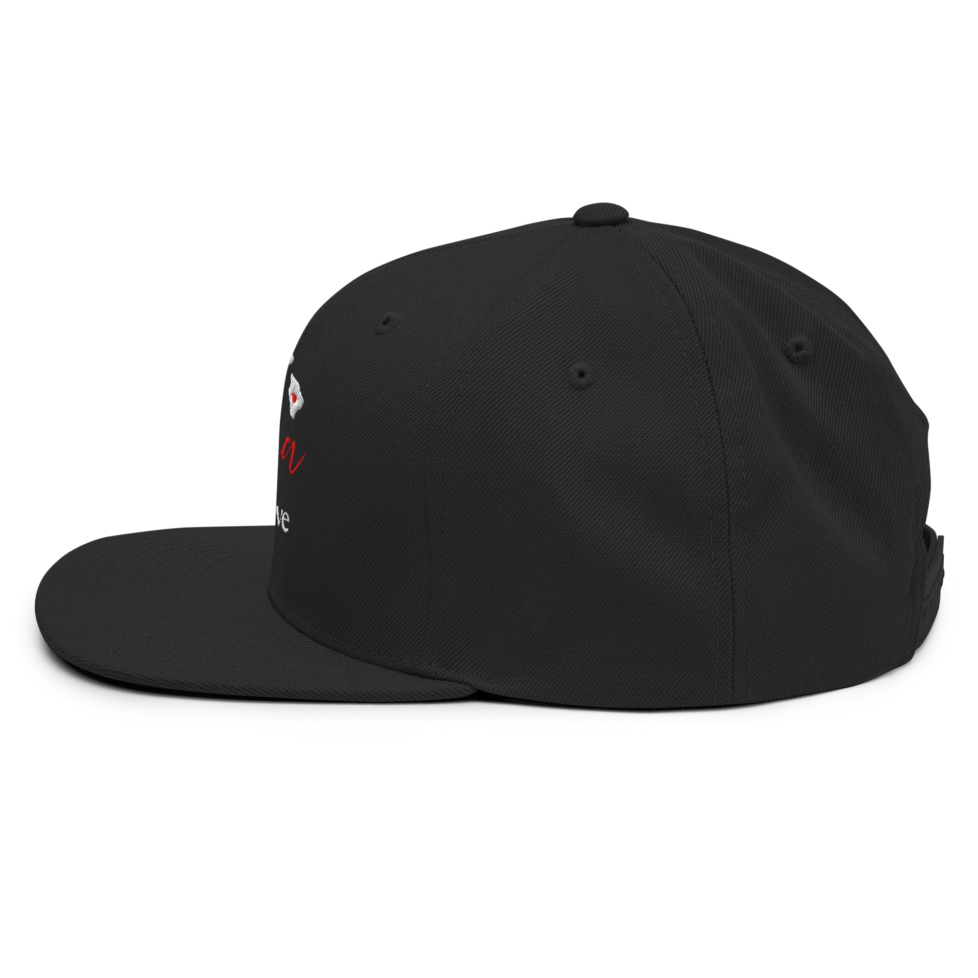 Aloha God is Love Black Snapback Hat
