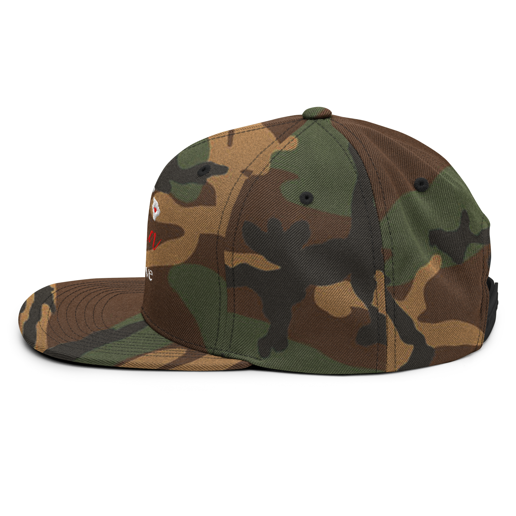 Aloha GOD Is Love Camo Snapback Hat