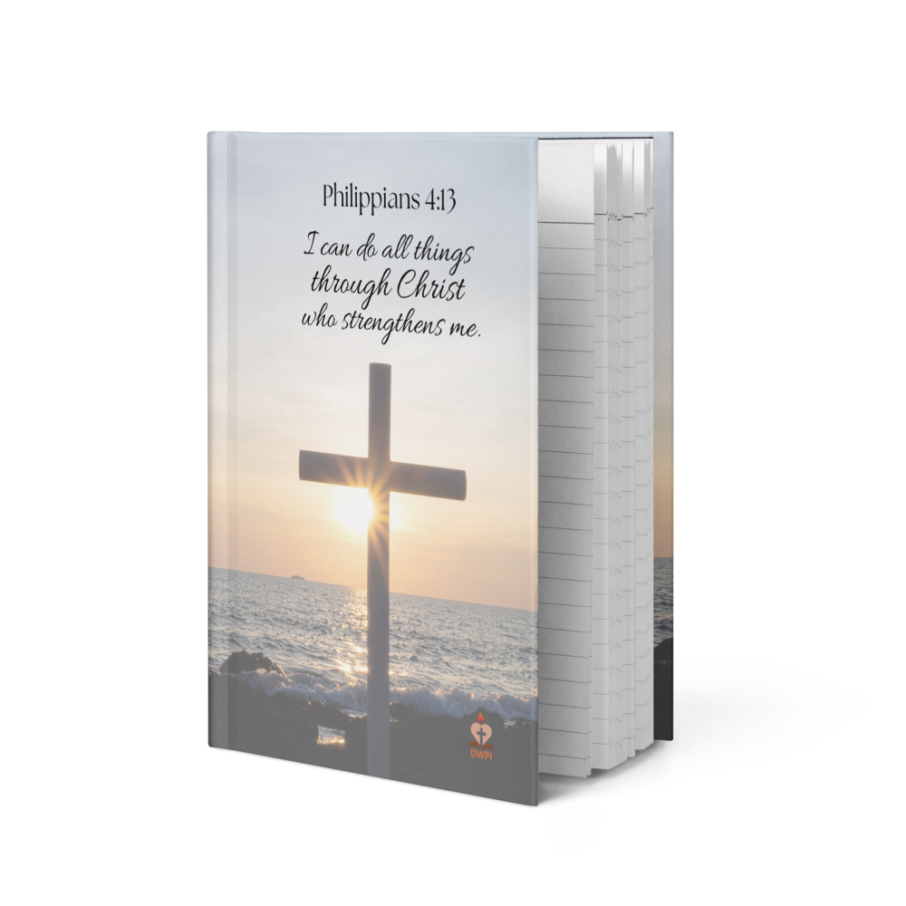 Cross Philippians 4:13 Hardcover Journal