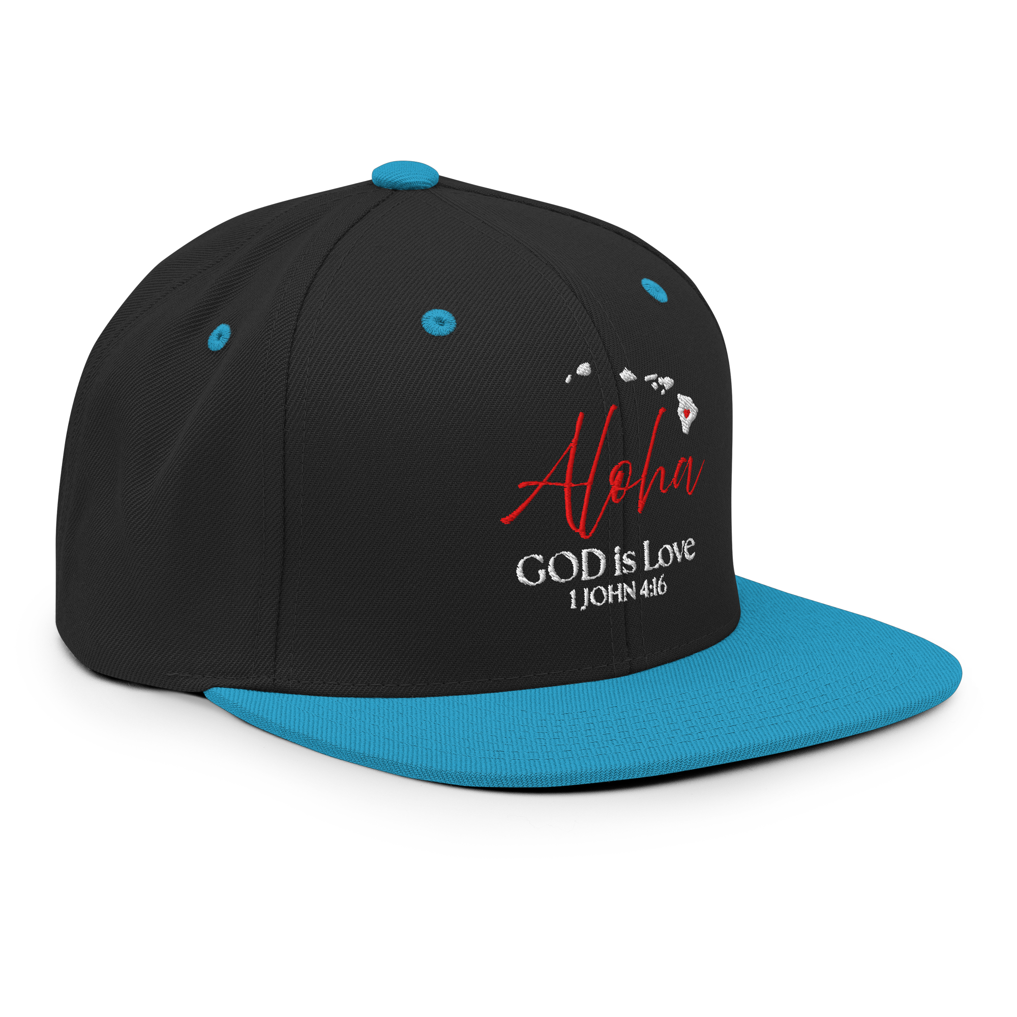 Aloha God is Love Snapback Hat