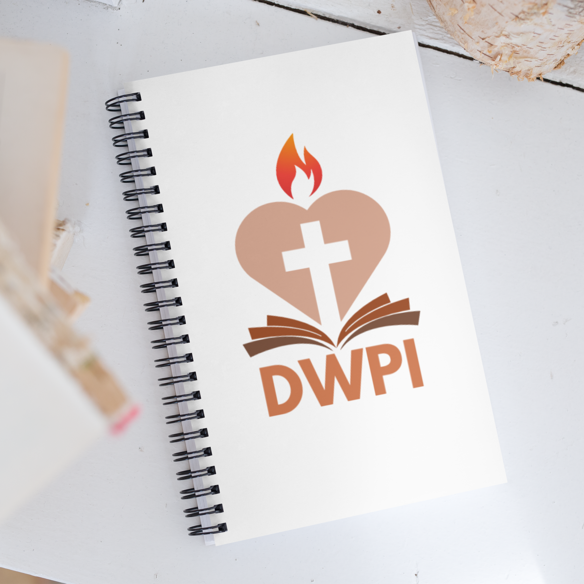 DWPI Logo Spiral Notebook