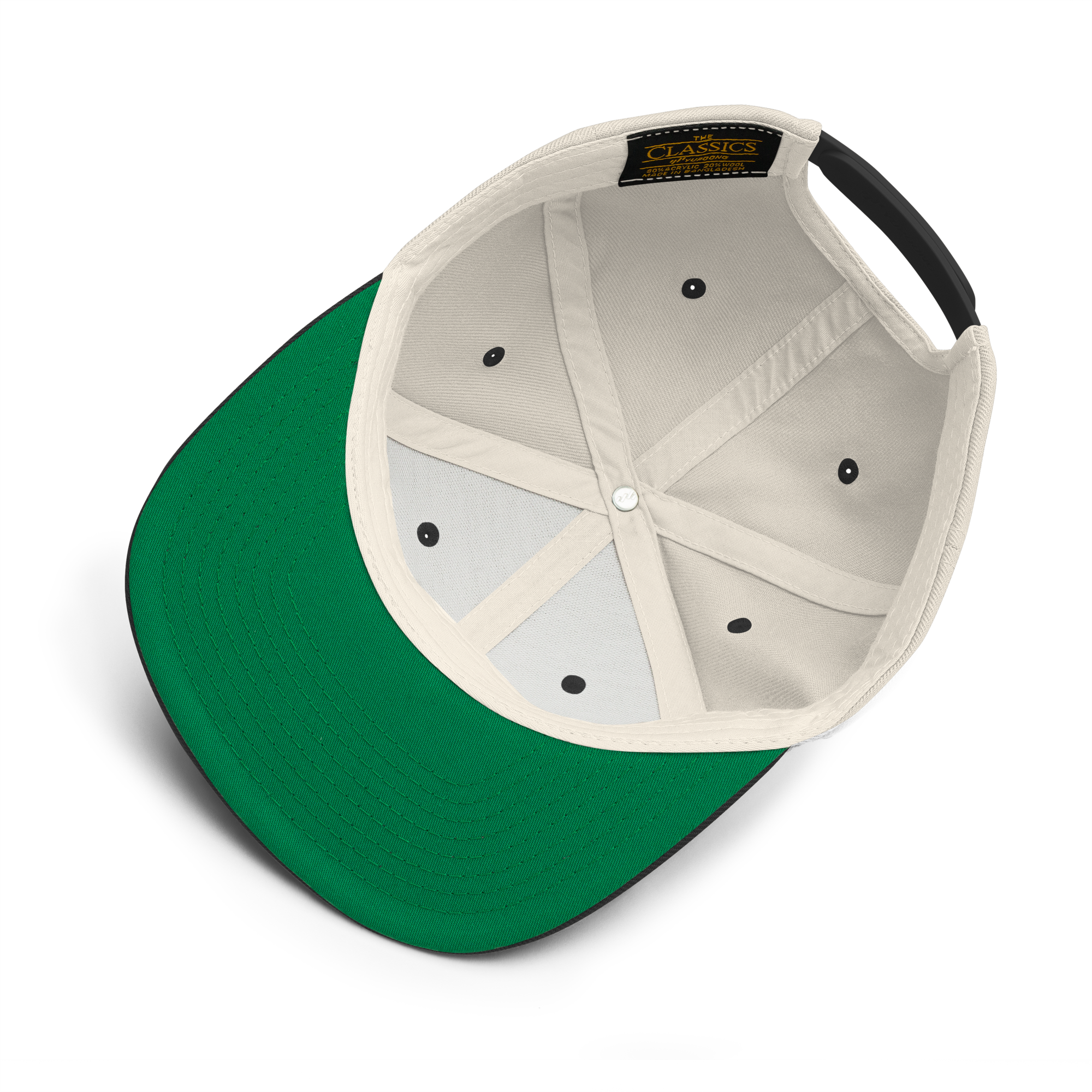 Aloha GOD is Love Beige/Black Snapback Hat