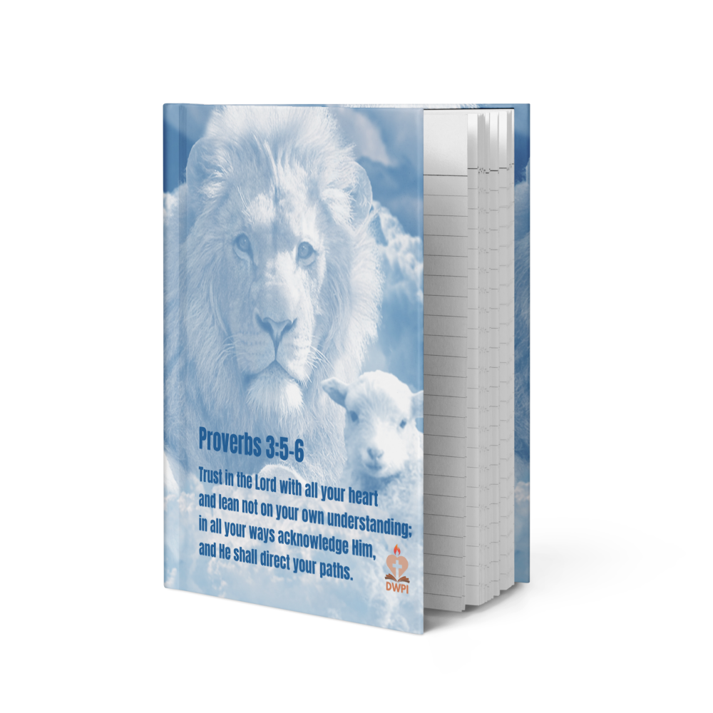 Lion & Lamb Proverbs 3:5-6 Hardcover Journal