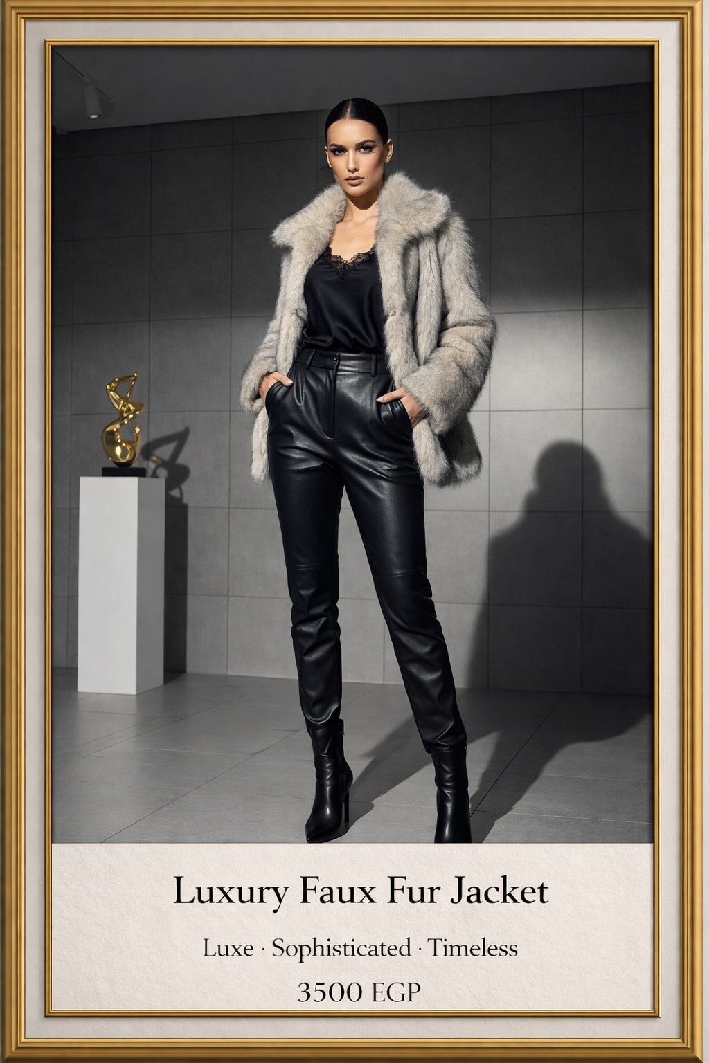 Luxury Faux Fur Jacket