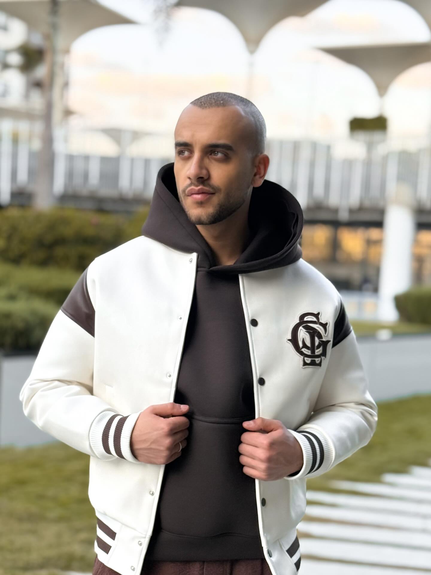 White Varsity Jacket