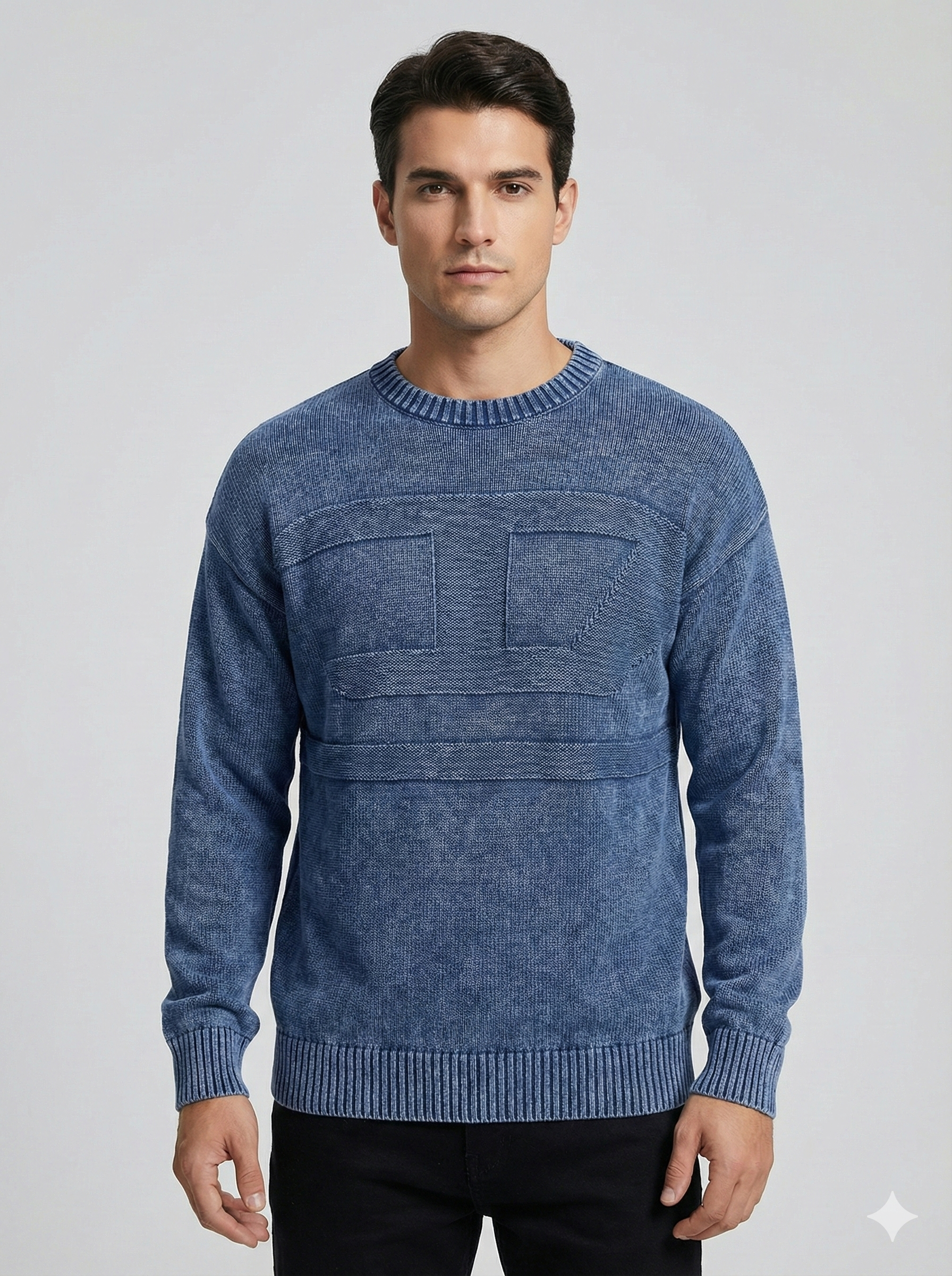 Blue Knit Sweater