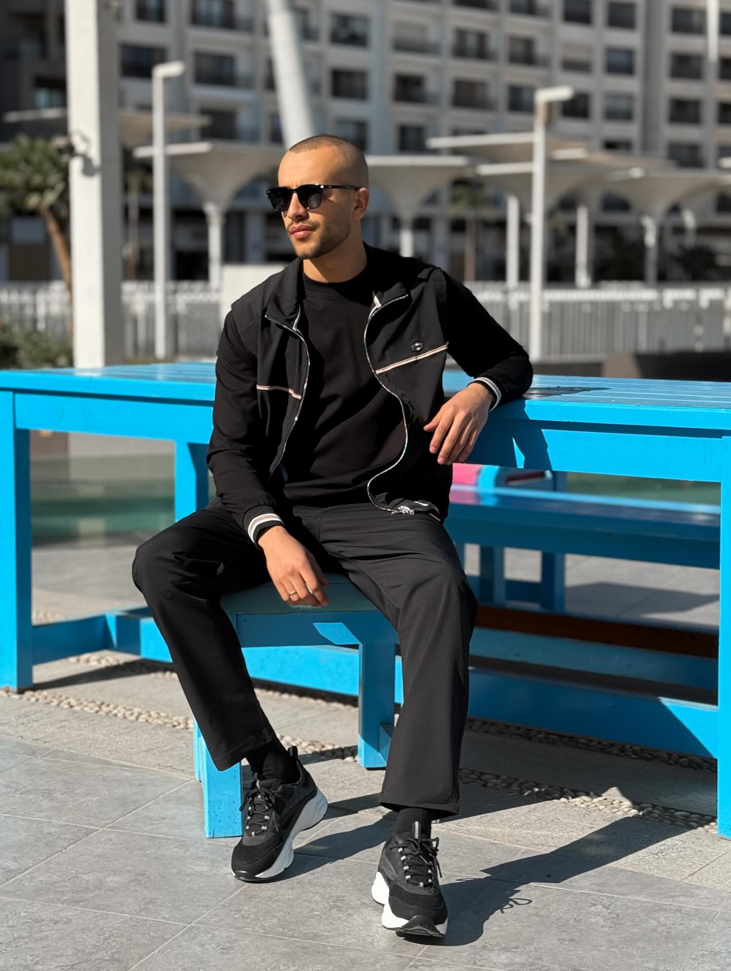 Men’s Black Tracksuit Set