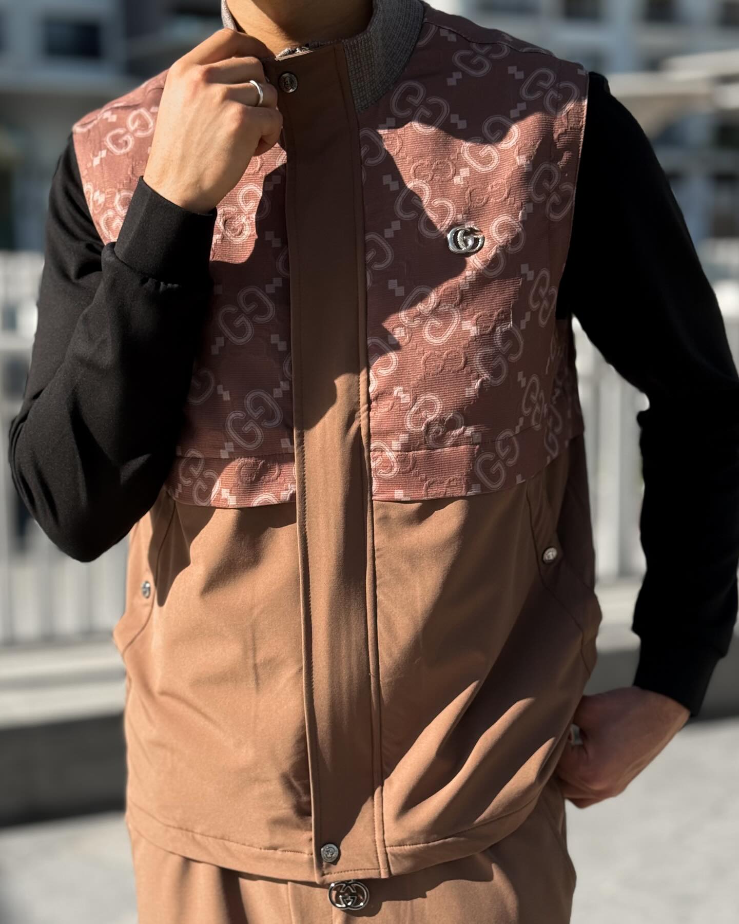 Gucci Brown Designer Vest