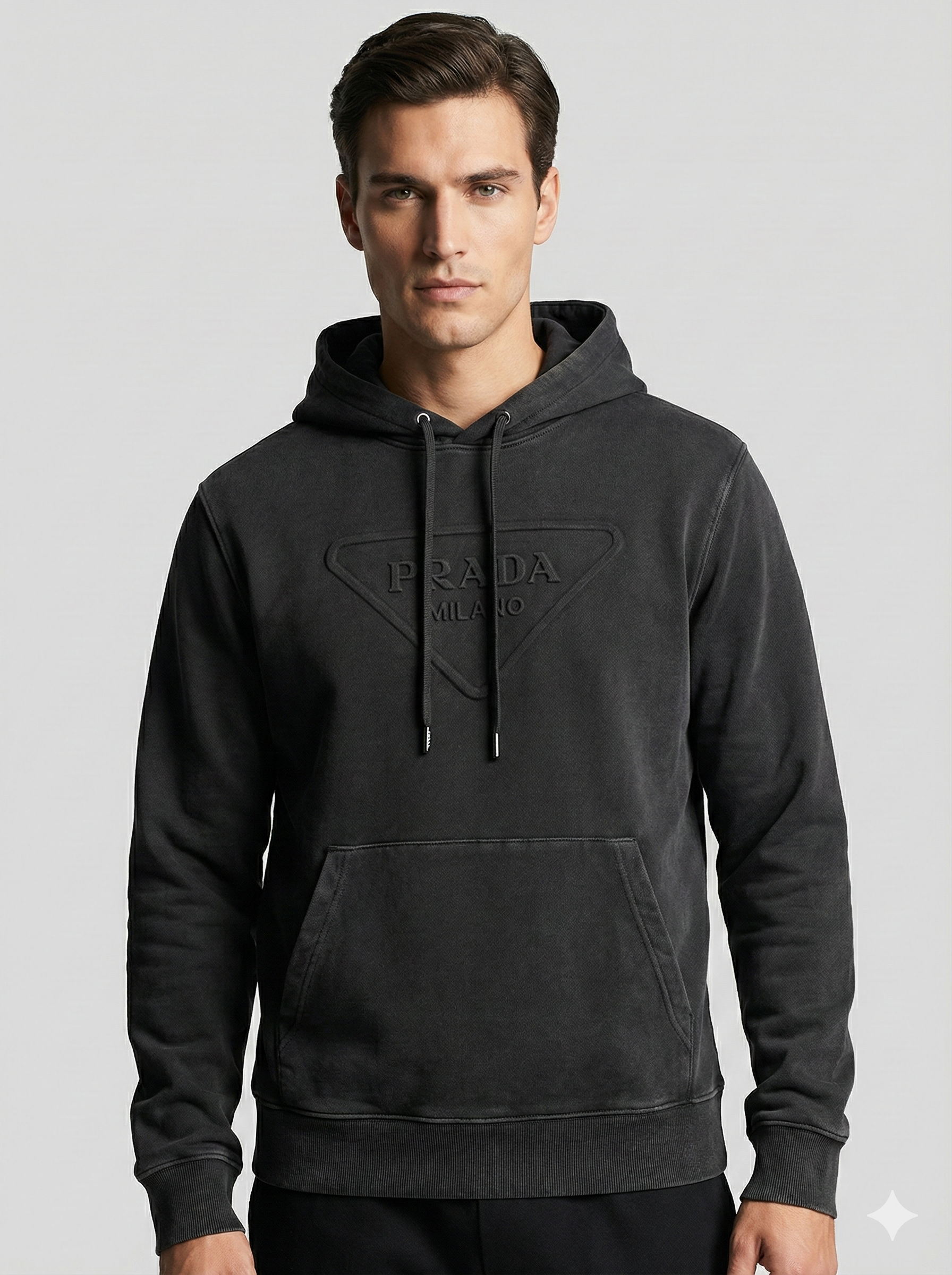 Prada Milano Black Hoodie