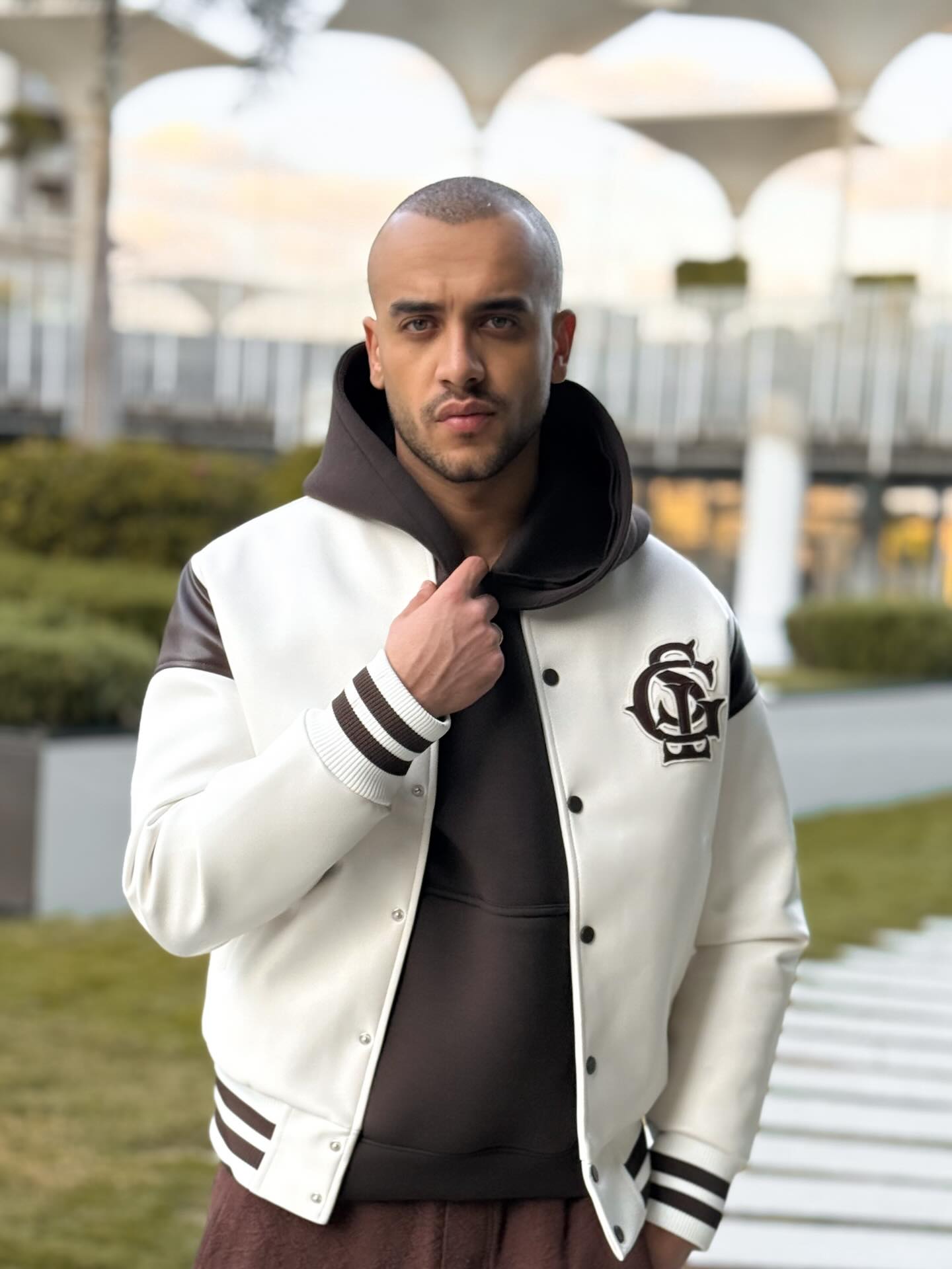 White Varsity Jacket