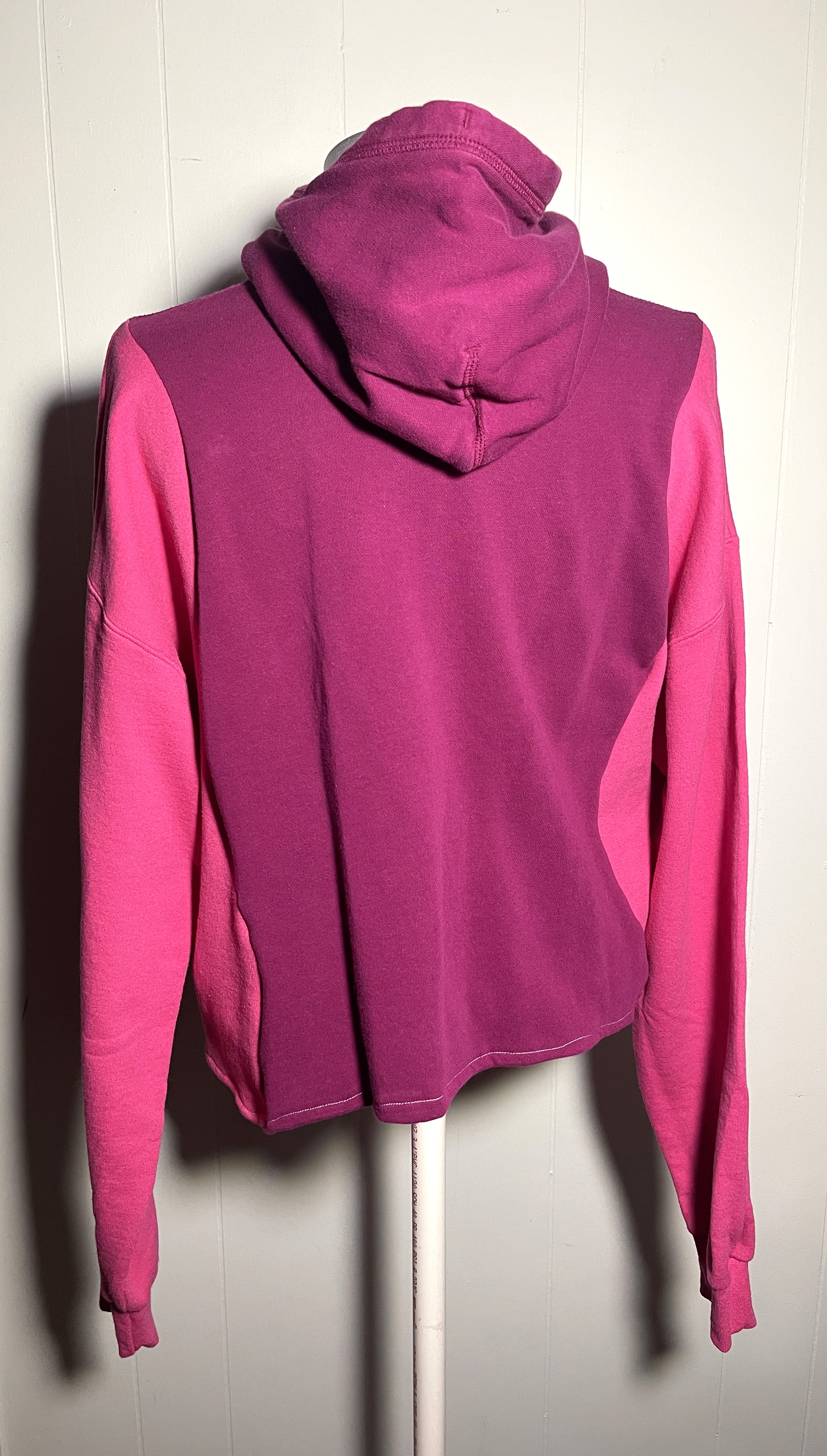 Pink Upcycled Hoodie