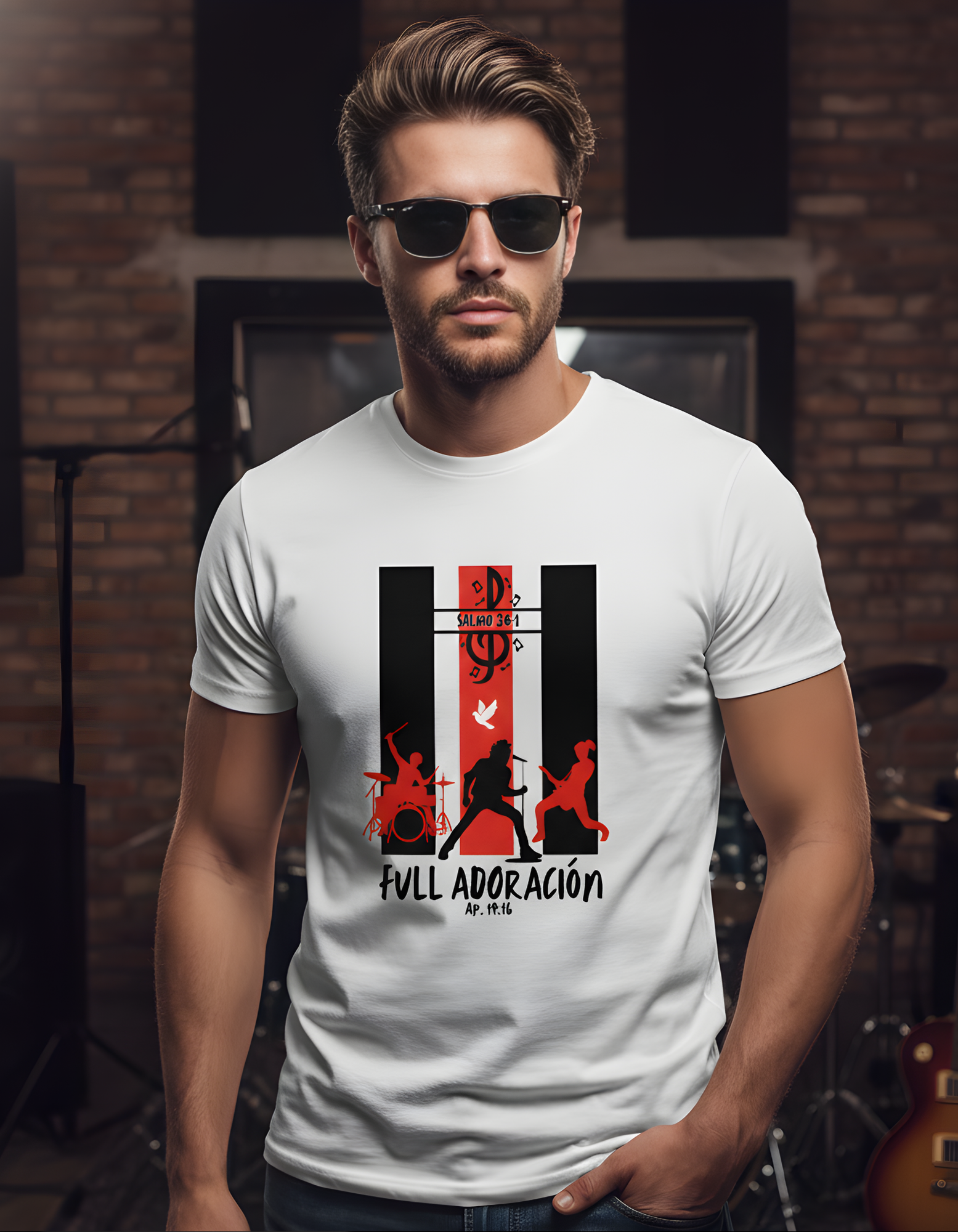 Camiseta “Full Adoración” – Salmo 34:1