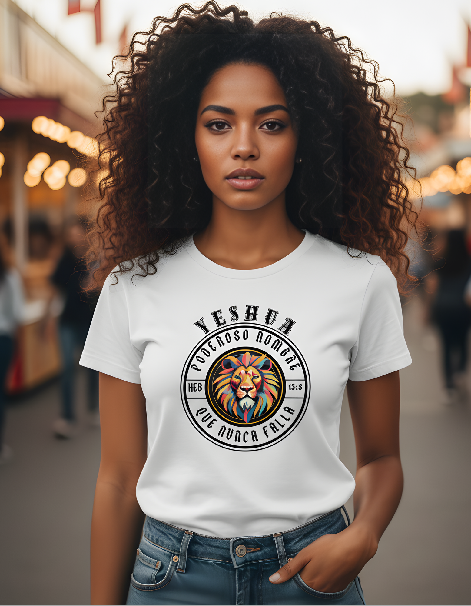 Camiseta “YESHUA – Poderoso Nombre que Nunca Falla”
