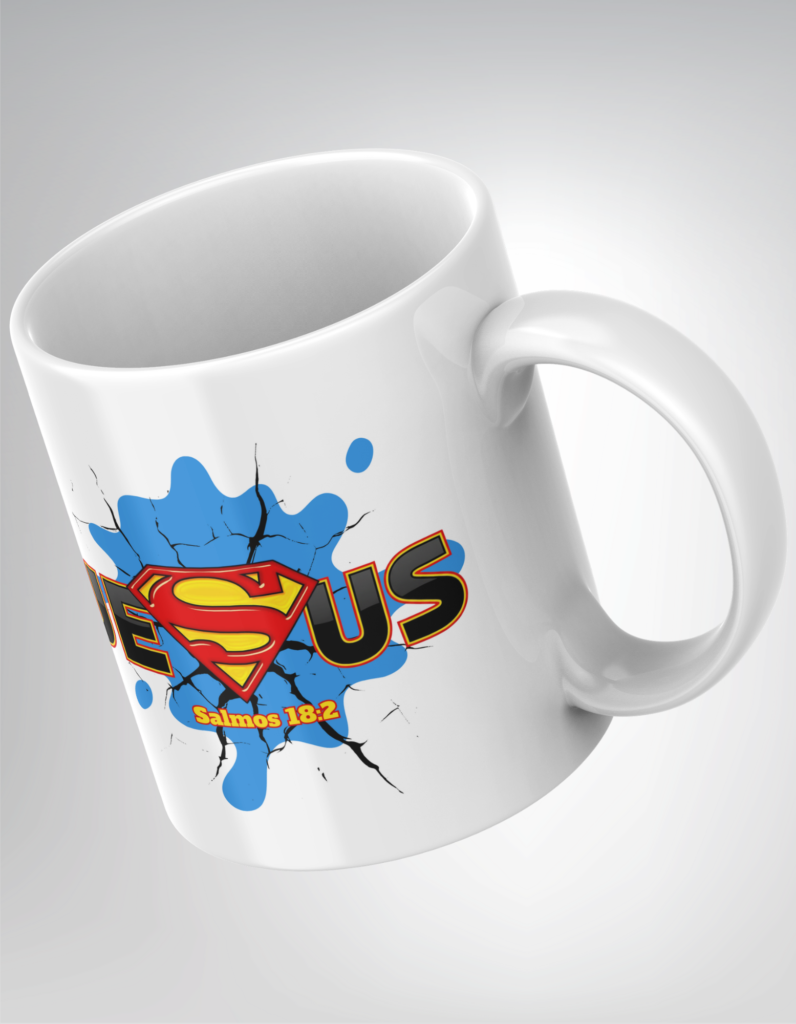 Mug “JESUS – Mi Fortaleza” | Salmos 18:2