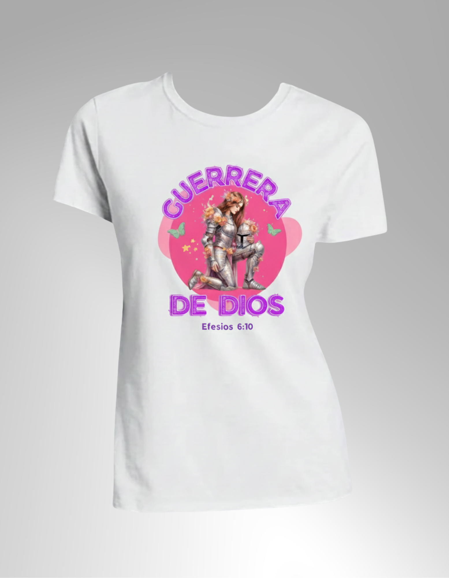 Camiseta Infantil “Guerrera de Dios” – Efesios 6:10