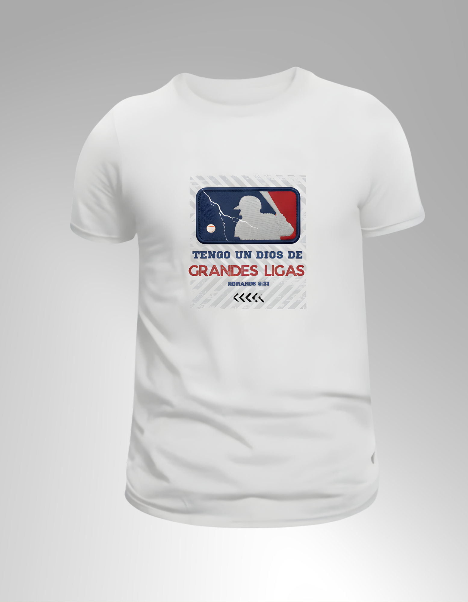 Camiseta “Dios de Grandes Ligas” – Romanos 8:31
