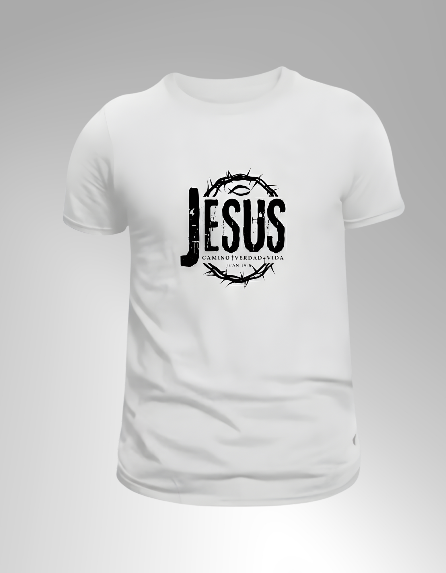 Camiseta “Jesús – Camino, Verdad y Vida” – Juan 14:6
