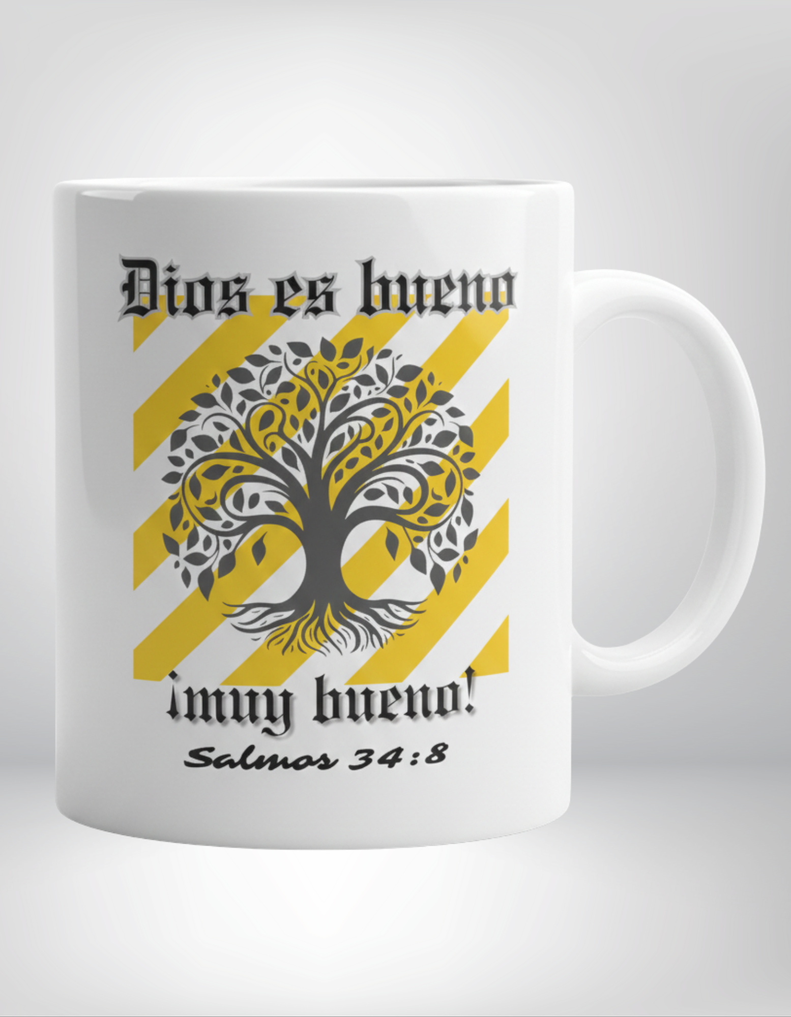 Mug “Dios es Bueno, Muy Bueno” – Salmos 34:8