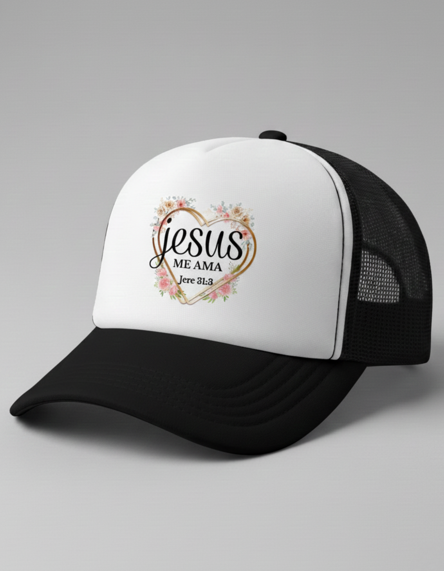 Gorra cristiana Jesús me ama | Jeremías 31:3