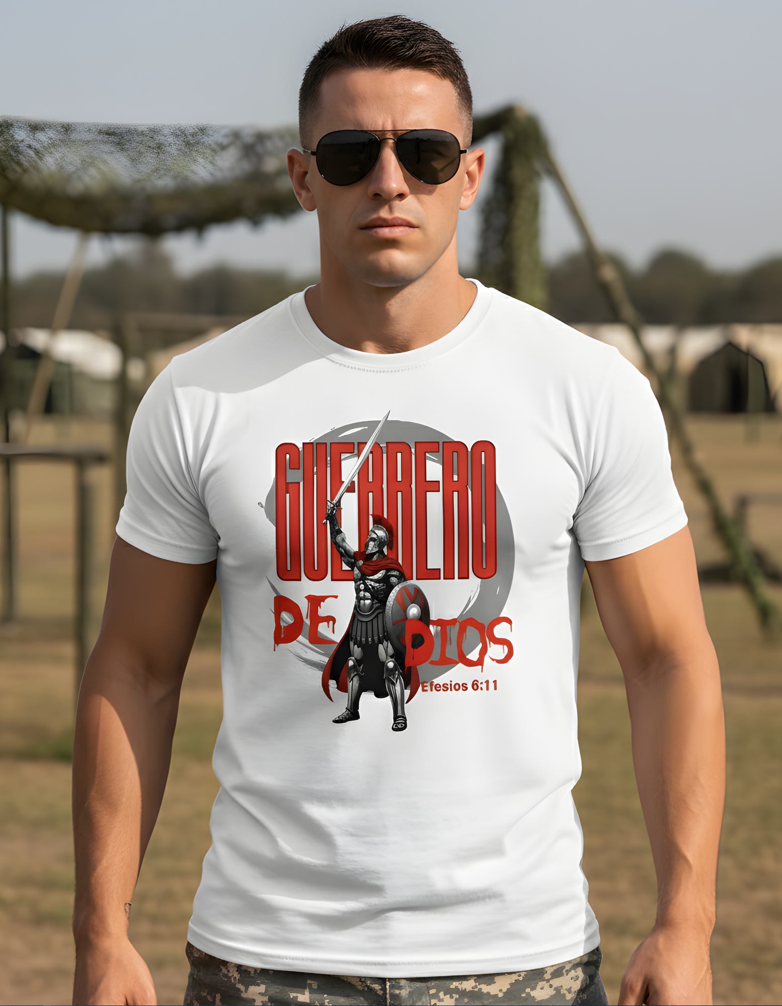 Camiseta “Guerrero de Dios – Efesios 6:11”