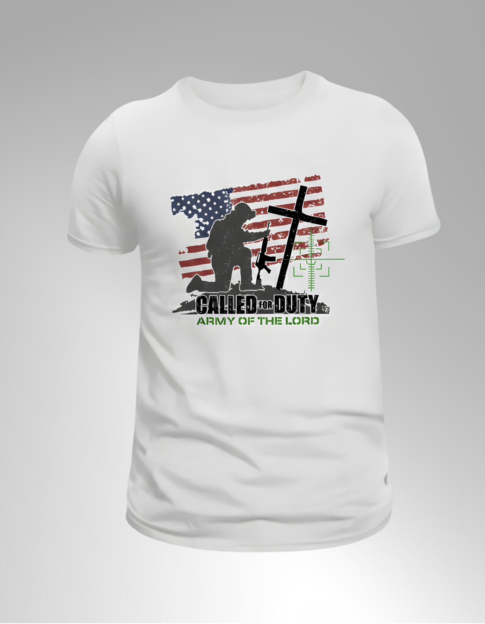 Camiseta “Called for Duty – Army of the Lord”