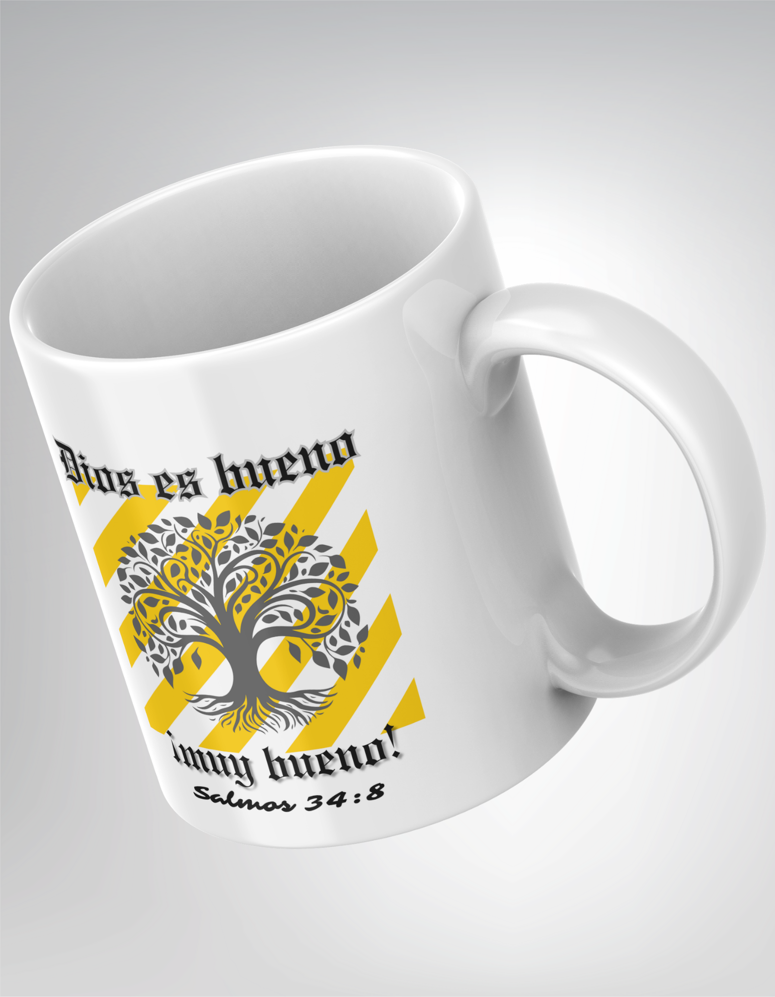 Mug “Dios es Bueno, Muy Bueno” – Salmos 34:8