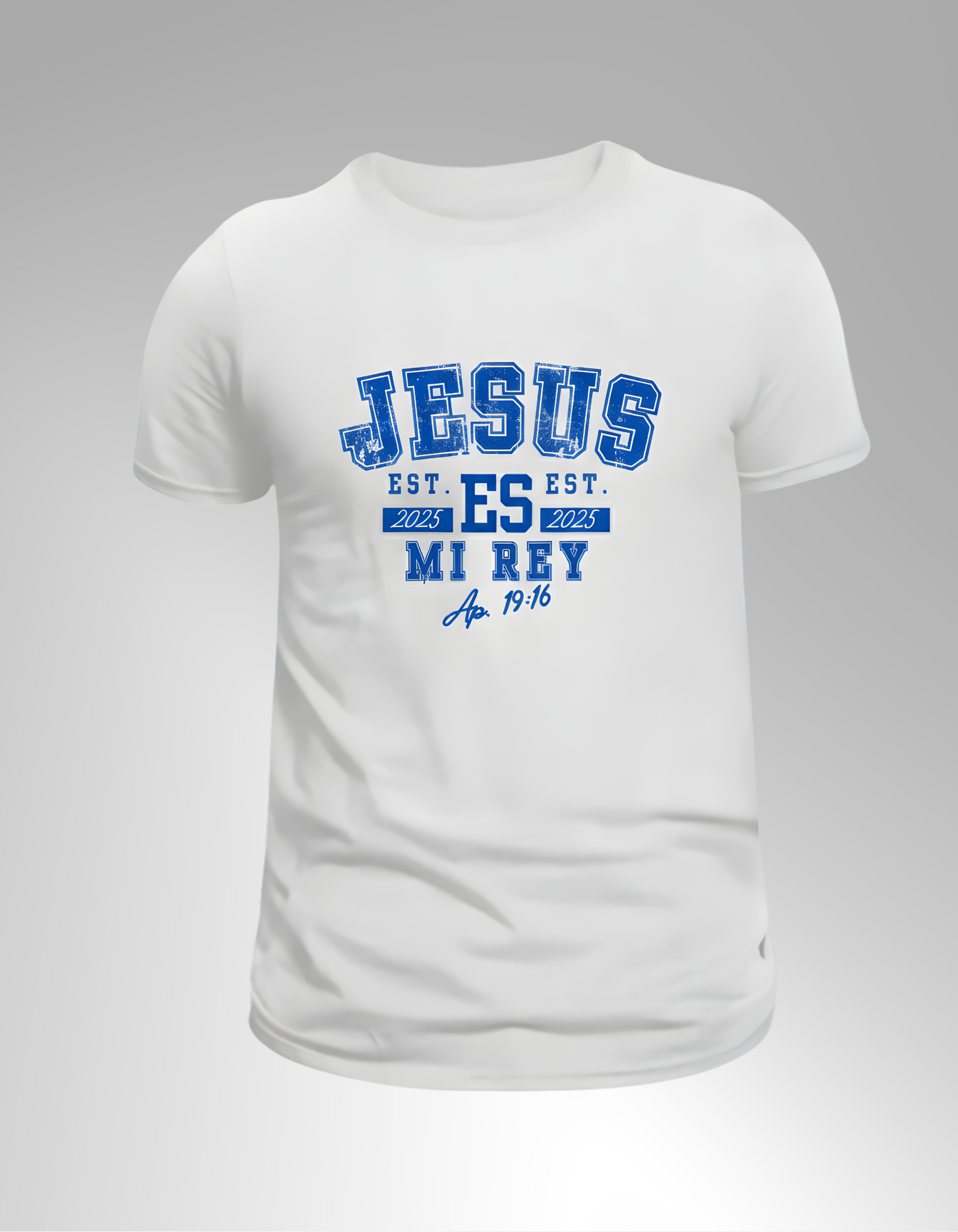 Camiseta “Jesús es mi Rey” – Varsity Edition