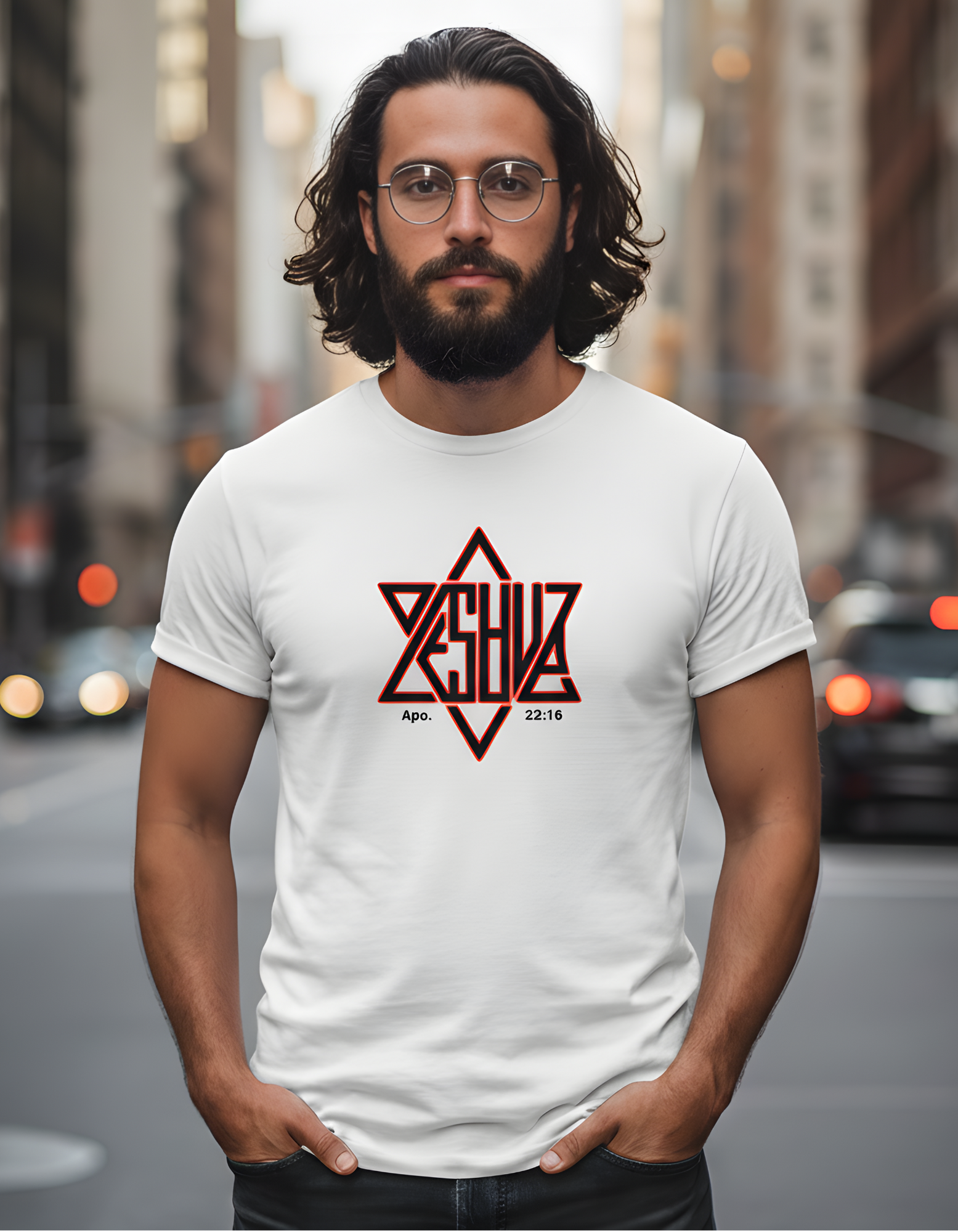 Camiseta “Yeshua – La Estrella Resplandeciente” – Apocalipsis 22:16