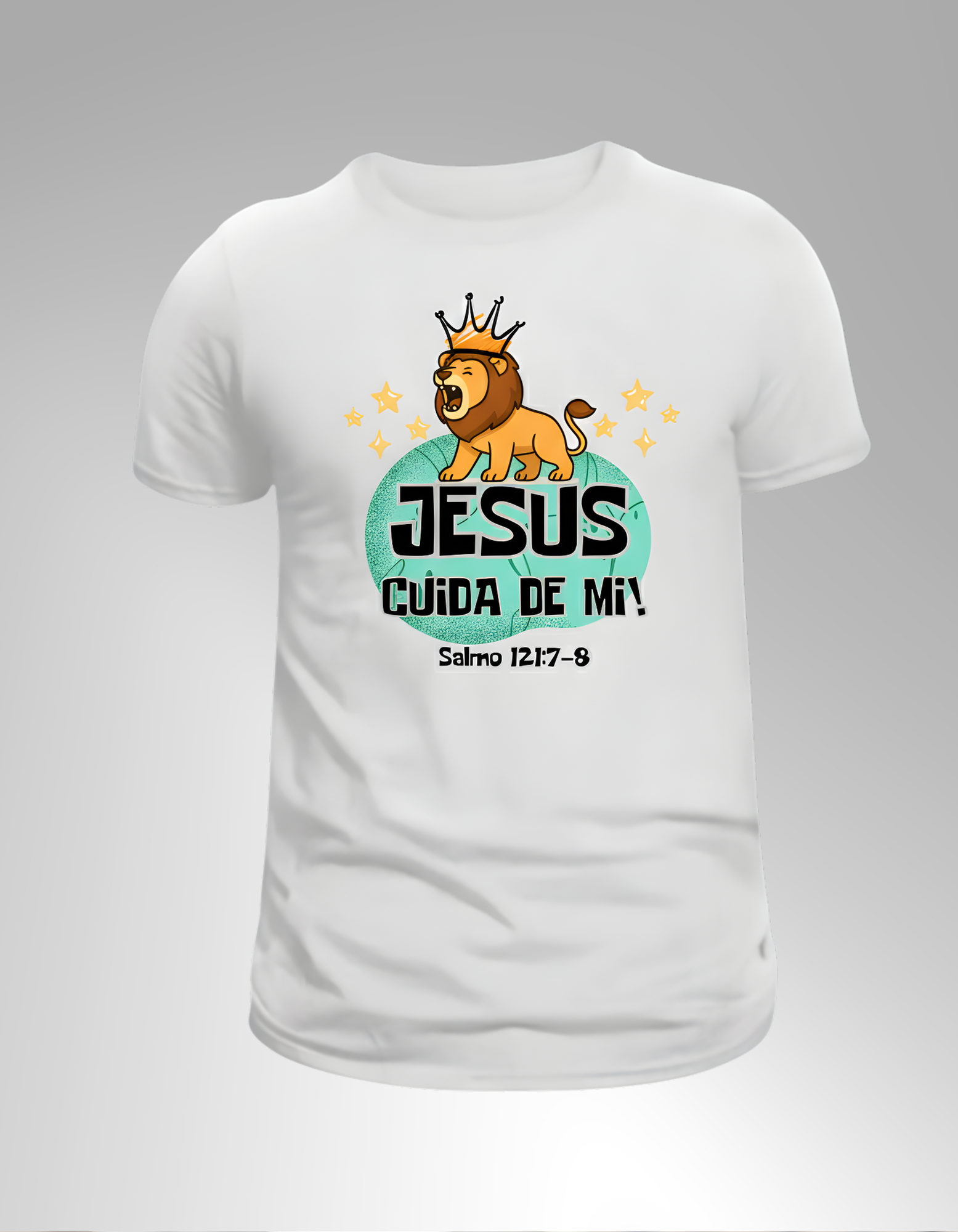 Camiseta Infantil “Jesús Cuida de Mí” – León Coronado